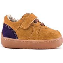 Rakerplus Bob Hakiki Deri Taba Barefoot Cırtlı Lastikli Bebek Sneaker Ayakkabı