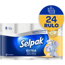 Selpak ® Extra Yağ Emici Havlu 24'lü