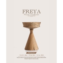 Ahşap Şamdan Freya ŞA-24117