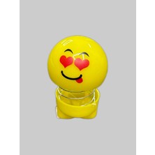 Zıp Zıp Emoji Kafalar Araç Torpido Üstü Aksesuar