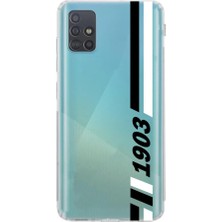 3gen Case Samsung Galaxy A51 Uyumlu Desenli Şeffaf Silikon Kılıf