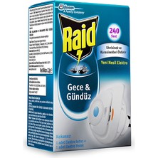 Raid Gece & Gündüz Sistem 2.2 G Elektrikli Sinek Kovucu Cihaz (4 Adet)