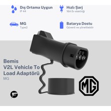 Bemis Tek Çıkışlı V2L (Vehicle to Load) Elektrikli Araç Uyumlu Adaptör – MG