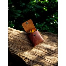 Kalkan Deri Safir Leather Hakiki El Yapımı Deri Kartlık – Minimalist, Ince, Vintage, Premium Tasarım