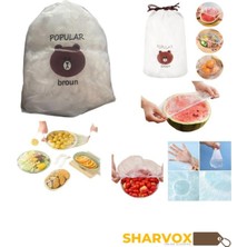 Sharvox 100 Adet Tazeliği Koruyan Tencere ve Tabak Bonesi – Çok Amaçlı Kapak, Gıda Bonesi Pratik Çözümler