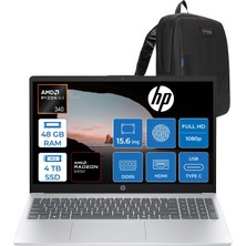 Hp Omnibook 3 Next Gen Aı 15-FN0003NT Amd Ryzen™ Aı 5 340 48GB Ddr5 4tb SSD Amd Radeon™ 840M Grafik 15,6"fhd (1920 x 1080) Freedos Taşınabilir Bilgisayar BQ2C5EAF20+ZETTAÇANTA