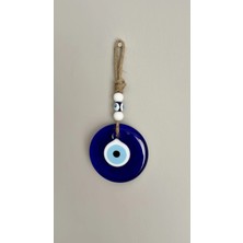 Rakun Home No:4 Cam Nazar Boncuğu | Jüt Ipli Duvar Süsü