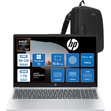 Hp Omnibook 3 Next Gen Aı 15-FN0003NT Amd Ryzen™ Aı 5 340 96GB Ddr5 1tb SSD Amd Radeon™ 840M Grafik 15,6"fhd (1920 x 1080) WIN11HOME Taşınabilir Bilgisayar BQ2C5EAH33+ZETTAÇANTA