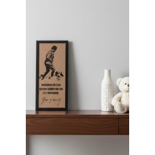 Atatürk Tablosu 60X25 Atatürk Köşesi Için Kocatepe Siluet Uv Bask