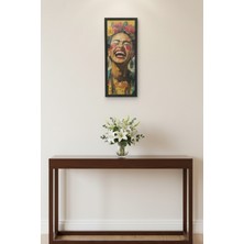 Frida Kahlo Tablo | 25X60 cm Dikey Sanat Eseri Uv Baskı
