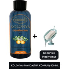 Ersağ Kolonya (Mandalina Kokulu) 400 ml + (Sabunluk Hediyemiz) 409-07