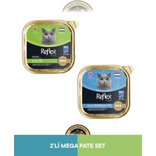 Reflex Plus Alutray Pate Msc Morina Balıklı Kısırlaştırılmış Yetişkin Kedi Maması & Reflex Plus Alutray Pate Msc Ringa ve Msc Morina Balıklı Yetişkin Kedi Maması Seti 2x85 gr