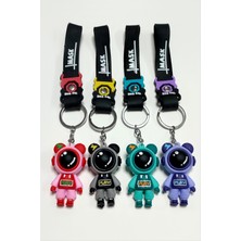 SiHako Astronot Silikon Anahtarlık