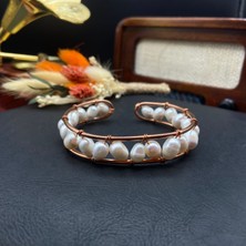 Sümer Inci Kombinasyonlu %100 Saf Bakır Bileklik