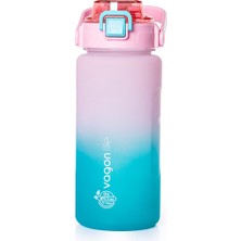 1500 ml Tritan Matara Pembe-Yeşil (2 Adet)