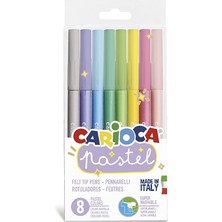 Carioca Pastel Yıkanabilir Keçeli Boya Kalemi 8'li (4 Adet)