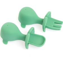 BabyCo Silikon Çatal Kaşık Seti (2 Adet)