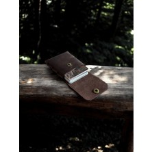 Kalkan Deri Safir Leather Hakiki El Yapımı Deri Kartlık – Minimalist, Ince, Vintage, Premium Tasarım