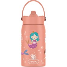 SipnJoy - Lil'straw Çocuk Su Termosu | 420 ml - Mermaid Dream (4 Adet)