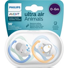 Philips Avent Ultra Air 2'li Emzik 0-6AY Mavi (4 Adet)