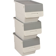 Motek Çok Amaçlı Tekerlekli Organizer Set 3X12 Lt (2 Adet)