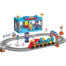 Dede Oyuncak Raylı Tren Blok Set (2 Adet)