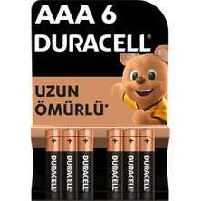 Duracell Basic Ince Kalem Pil 6'lı Aaa (4 Adet)