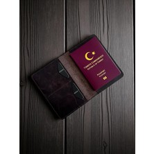 Kalkan Deri El Yapımı Hakiki Italyan Deri Pasaport Cüzdanı – Premium Seyahat Cüzdanı | Minimal ve Şık Tasarım