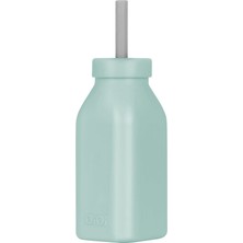 OiOi Şişe + Pipet - River Green / Powder Grey (2 Adet)