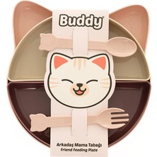Tucklebery Buddy Mama Tabağı - 7 Parça Pembe-Mor-Beyaz (2 Adet)