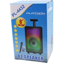Timion Bluetooth Mikrofon - Kumandalı Speaker Işıklı 2400MAH 256X228X421MM 20W - 100hz-20khz - 85DB PL-4432 (5148)