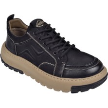 Guja 25K552 Hafif Yüksek Taban Deri Sneaker Erkek Ayakkabı