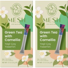 Mesh Stick Yaseminli Yeşil Çay Bitki Çayı 2 Paket Bir Arada