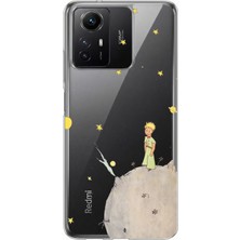 TechTree Redmi Note 12S Uyumlu Küçük Prens Tasarımlı Baskılı Silikon Kılıf