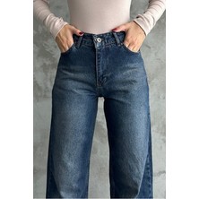 My Arja Kadın Yüksekbel %5 Likralı Wide Leg (Palazzo) Esnek Jeans (Yeni Sezon)
