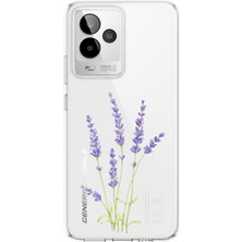 TechTree Gm 24 Pro Uyumlu Lavanta Çiçek Tasarımlı Baskılı Silikon Kılıf