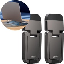 2 Adet 5mm 3m Katlanabilir Ultra Mini Portatif Laptop Standı