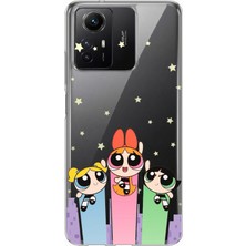 TechTree Redmi Note 12S Uyumlu Powerpuff Girls Tasarımlı Baskılı Silikon Kılıf