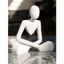 Linova Yoga Heykel Biblo Dekoratif Obje