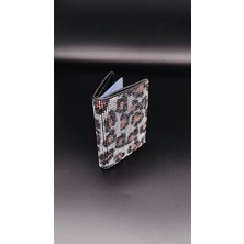 EFEAKS Taşlı Leopar Desen Kartlık Cüzdan