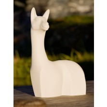 Linova Geometrik Lama Heykel Biblo Dekoratif Obje