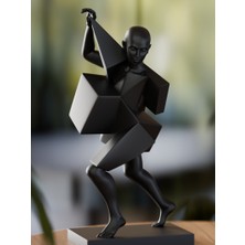 Linova Modern Geometrik Insan Heykel Biblo Dekoratif Obje