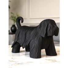 Linova Komondor Köpeği Heykel Biblo Dekoratif Obje