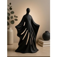 Linova Mistik Pelerinli Heykel Biblo Dekoratif Obje