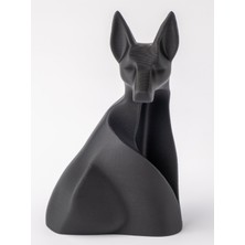 Linova Minimalist Anubis Heykel Biblo Dekoratif Obje