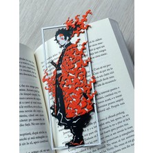 ADA 3D Demon Slayer Tanjiro Kitap Ayracı - Güç Kararlılık Teması Taşıyan Anime Aksesuarı