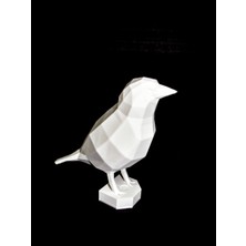 Linova Geometrik Serçe Heykel Biblo Dekoratif Obje