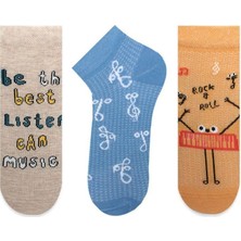 Semoor Muzik Temalı Erkek Çocuk Patik Çorabı