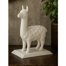 Linova Lama Heykel Biblo Dekoratif Obje
