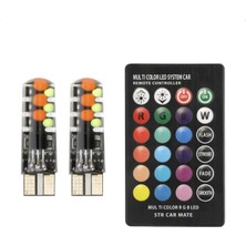 EFEAKS Tiger Marketing T10 LED Kumandalı 16 Renk ve Seçeneği ile Park Lambası Rgb Kumandalı